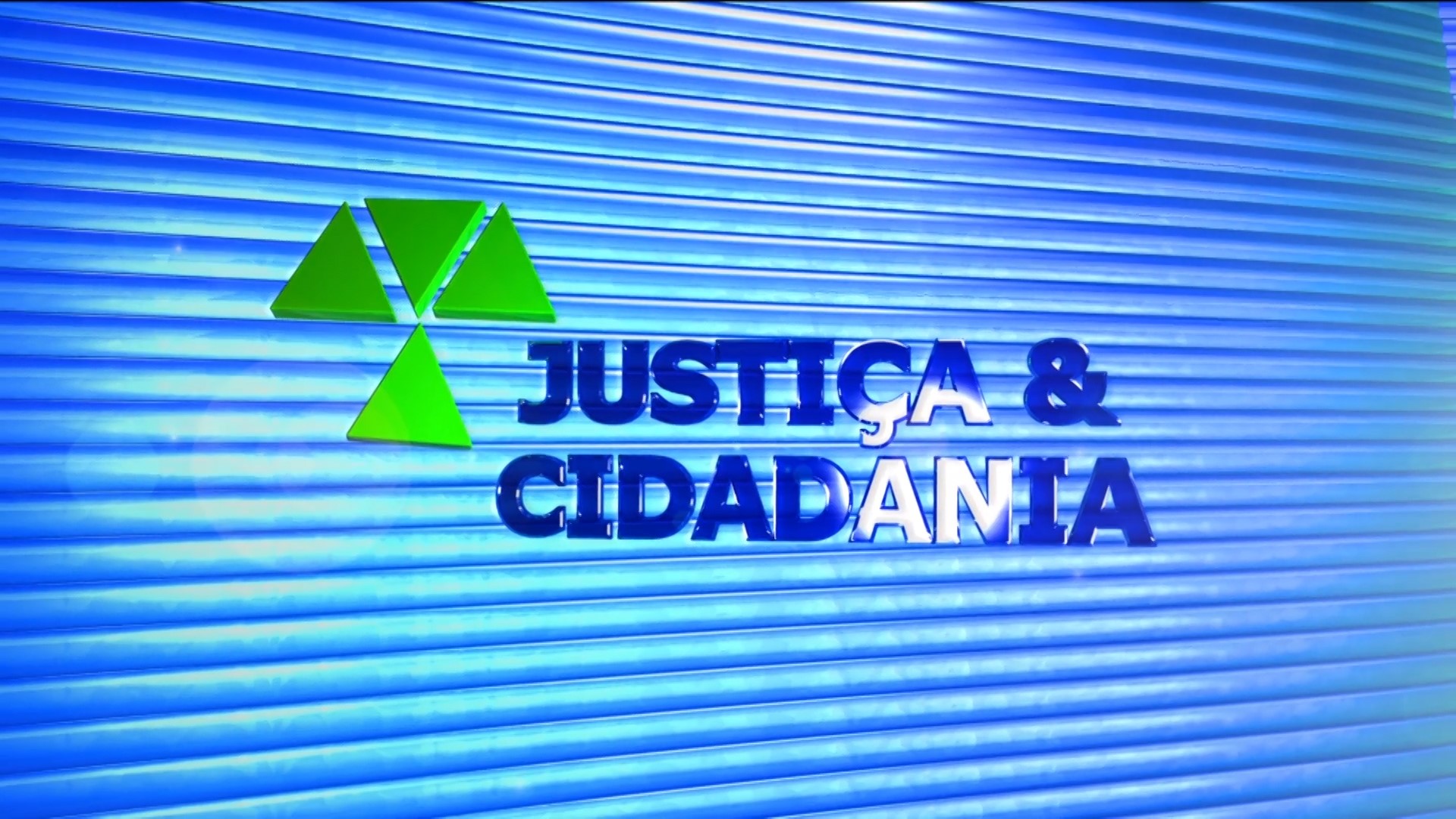 imagem da logomarca do programa de televisão Justiça e Cidadania