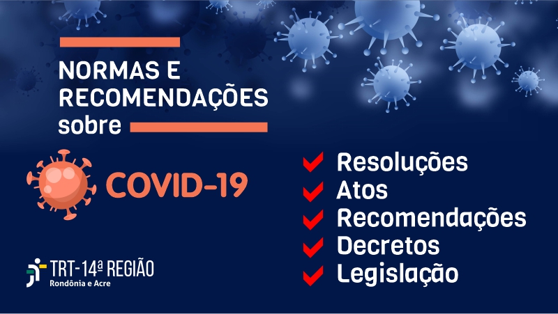 banner com informações de concentração das normas para enfrentamento ao COVID-19