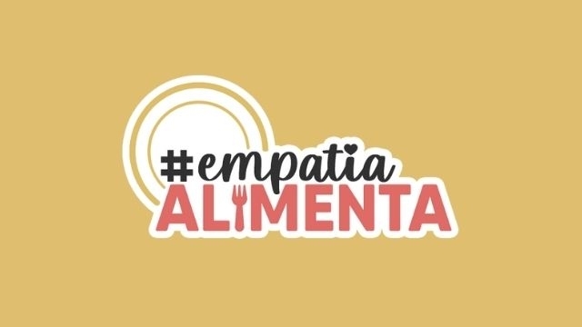 Arte do movimento escrito #EmpatiaAlimenta