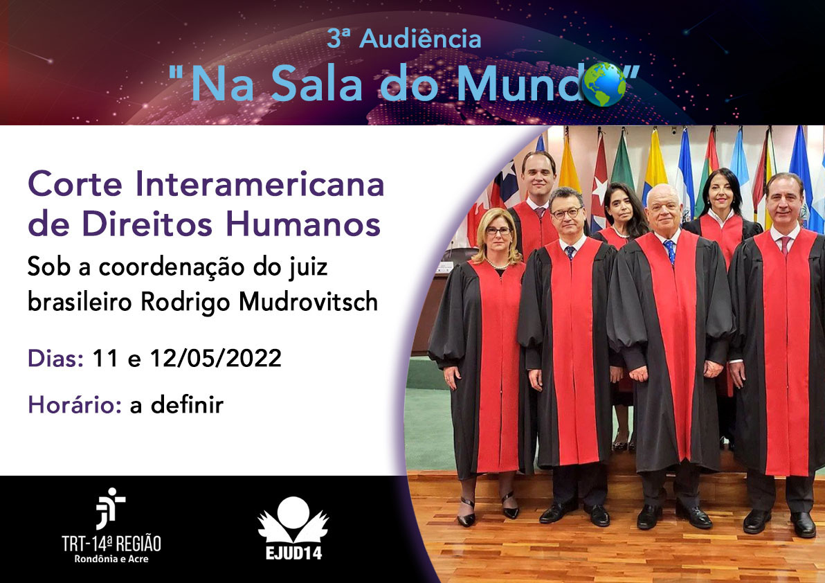 A terceira etapa do projeto ocorre na modalidade presencial e permitirá a troca de experiências de magistrados e magistradas da Justiça do Trabalho de Rondônia e Acre com a prática jurídica no exterior.