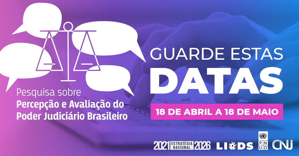 A coleta de dados será realizada no período de 18 de abril a 18 de maio de 2022.