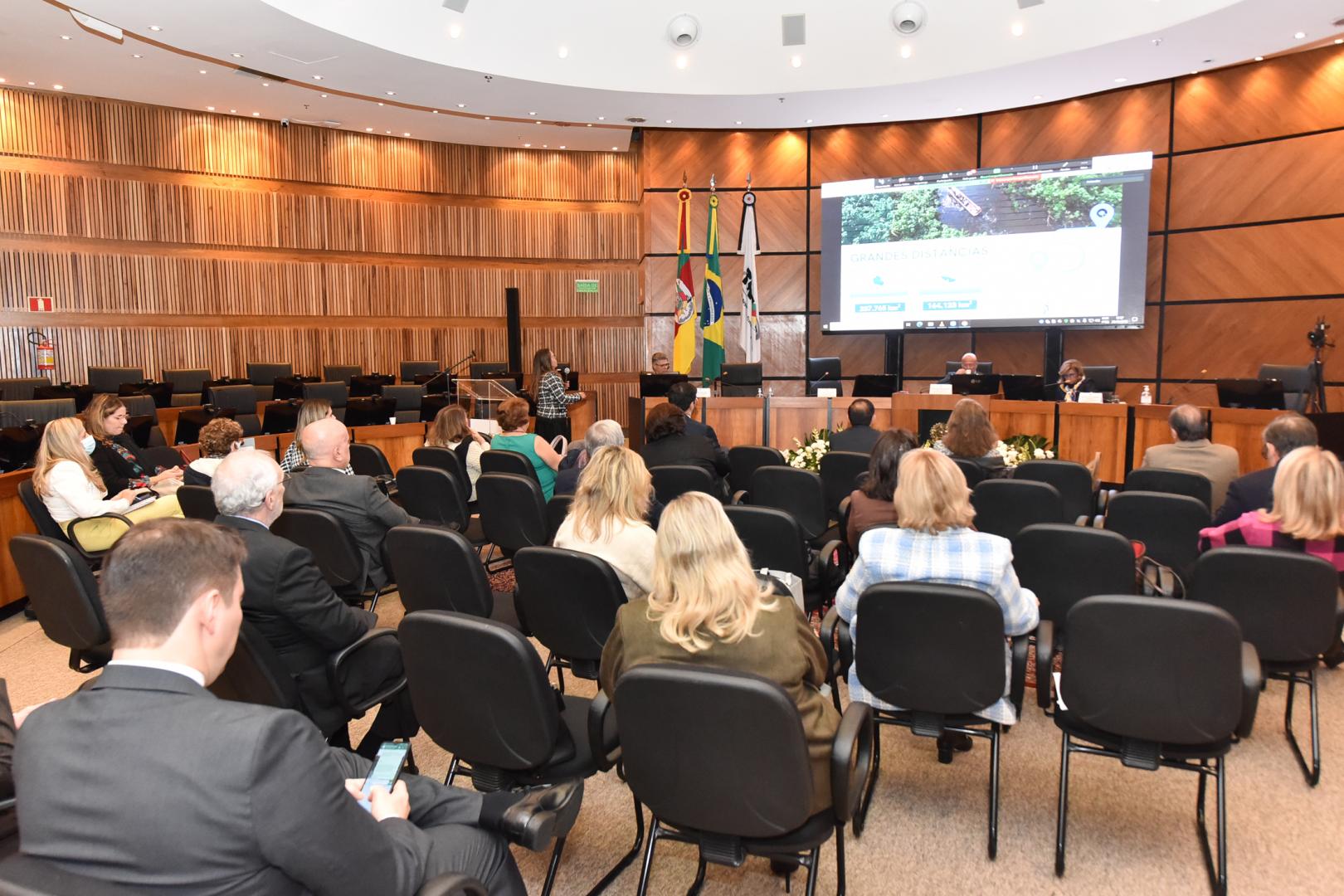 Desembargadora Maria Cesarineide apresentou o programa Justiça do Trabalho Presente para presidentes e corregedores dos Tribunais Regionais do Trabalho de todo o país