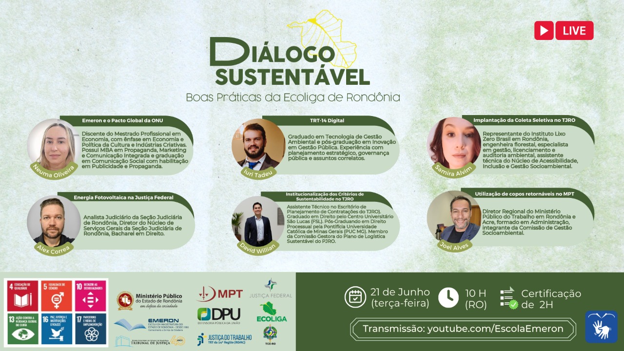 O evento apresenta ao público ações positivas, por meio das boas práticas das instituições ligadas à Ecoliga, para melhoria da gestão ambiental.