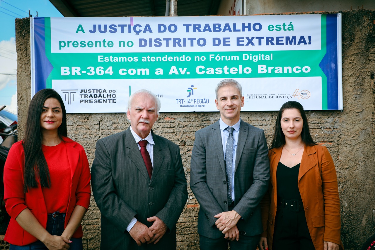 O vice-presidente do TRT-14, desembargador Osmar J. Barneze, evidenciou a iniciativa de acesso à justiça da JT e a parceria com o Poder Judiciário de Rondônia