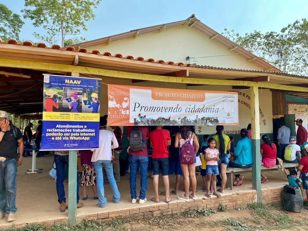 Em Assis Brasil (AC), Justiça do Trabalho participa de mutirão pela cidadaniaEm Assis Brasil (AC), Justiça do Trabalho participa de mutirão pela cidadania