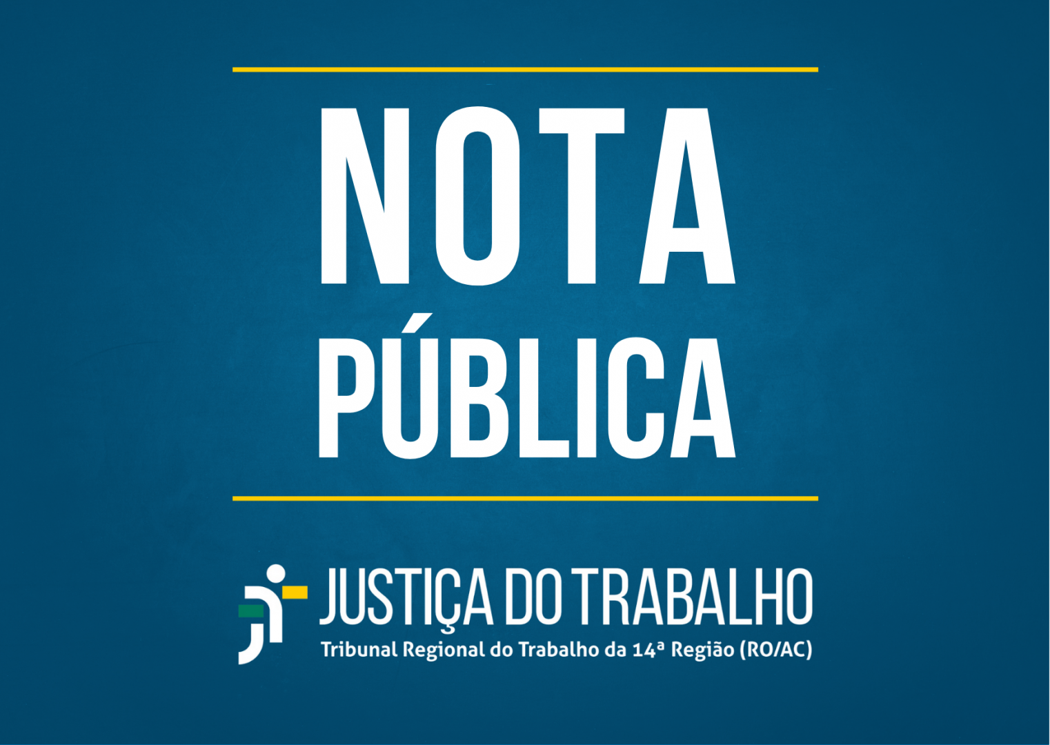 Nota pública - TRT14