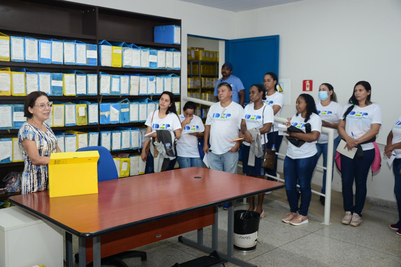 Arquivo Geral do TRT-14 recebeu visita de estudantes do Idep 