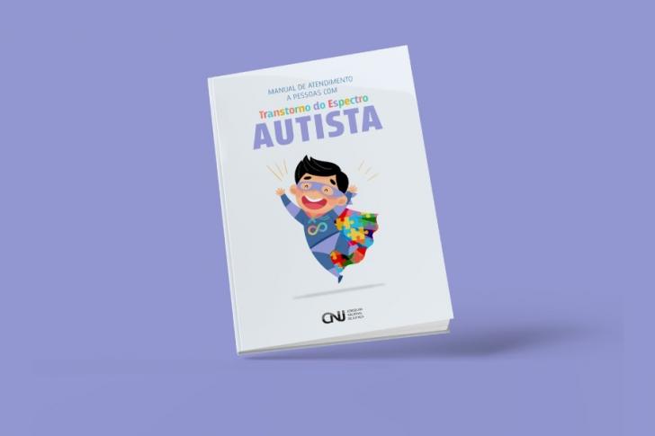 A imagem traz o desenho de uma criança de máscara com roupa azul com o símbolo do autismo e capa colorida.  