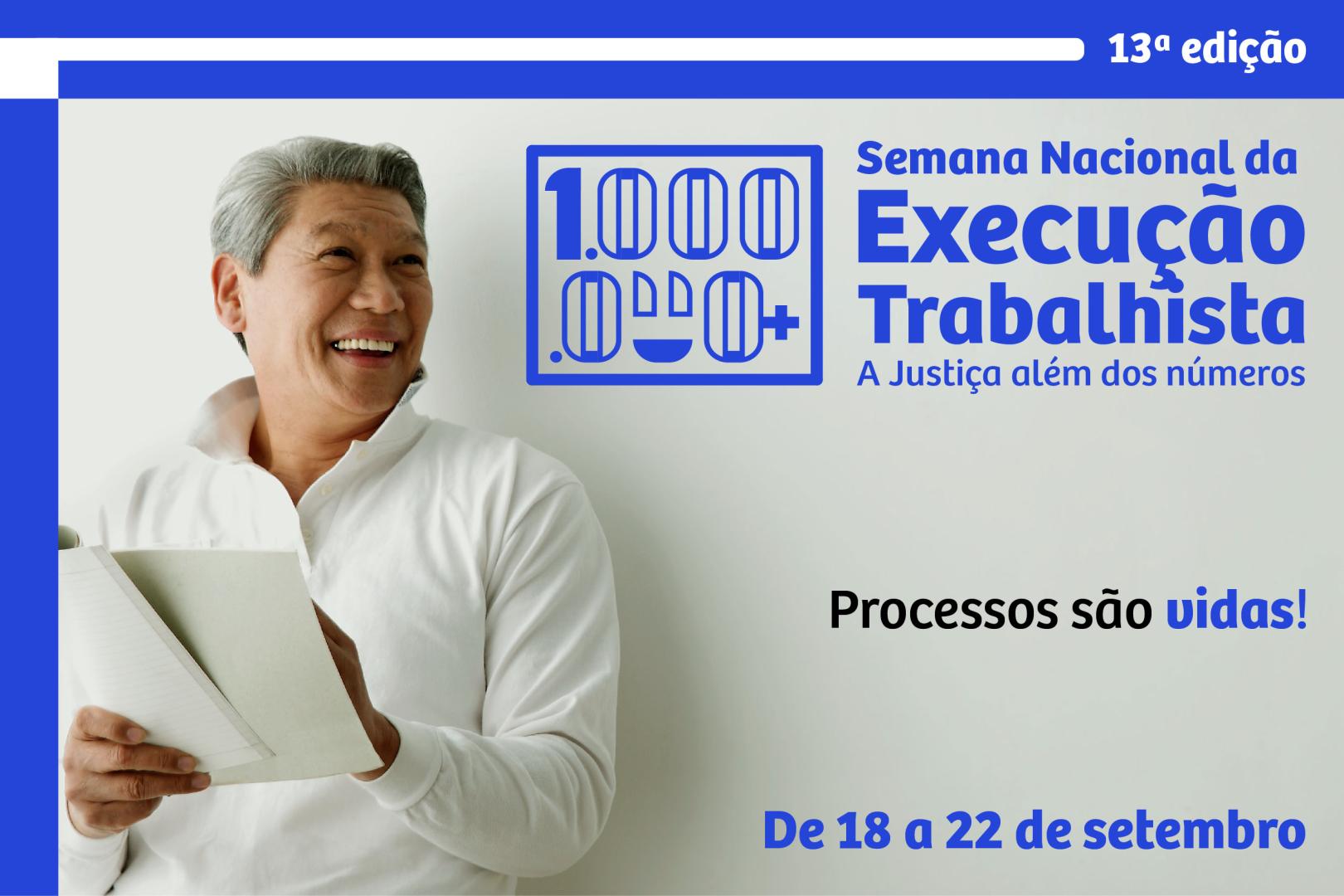 banner da Semana Nacional da Execução Trabalhista