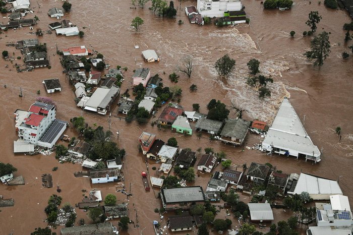 Inundação na região do Vale do Taquari. Foto: Mateus Bruxel (Agência RBS)