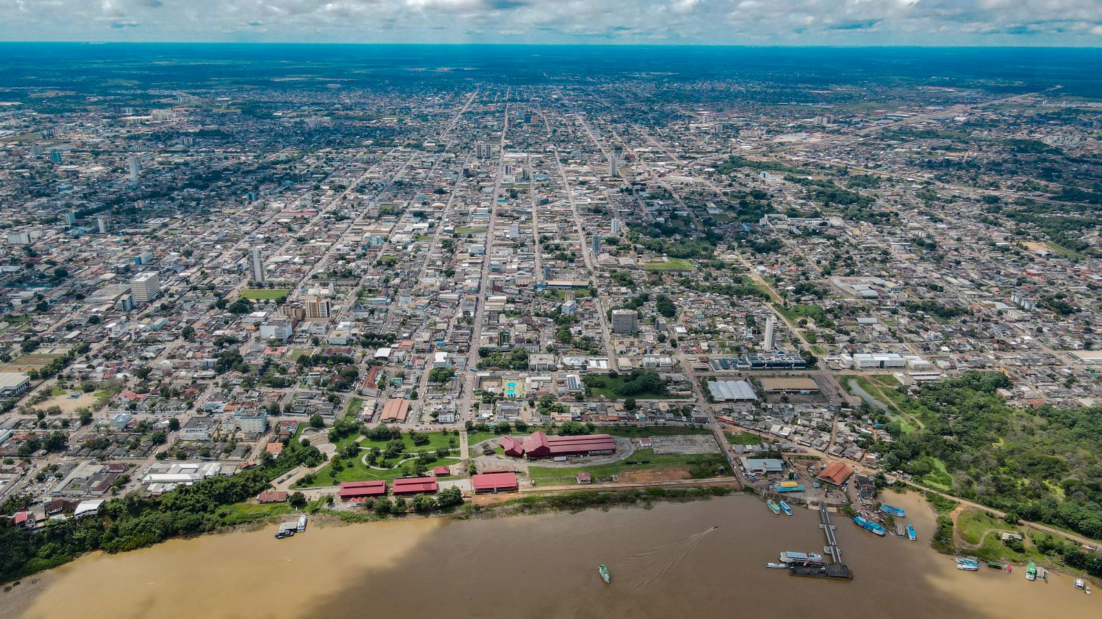 Vista aérea de Porto Velho (Foto: Leandro Morais)