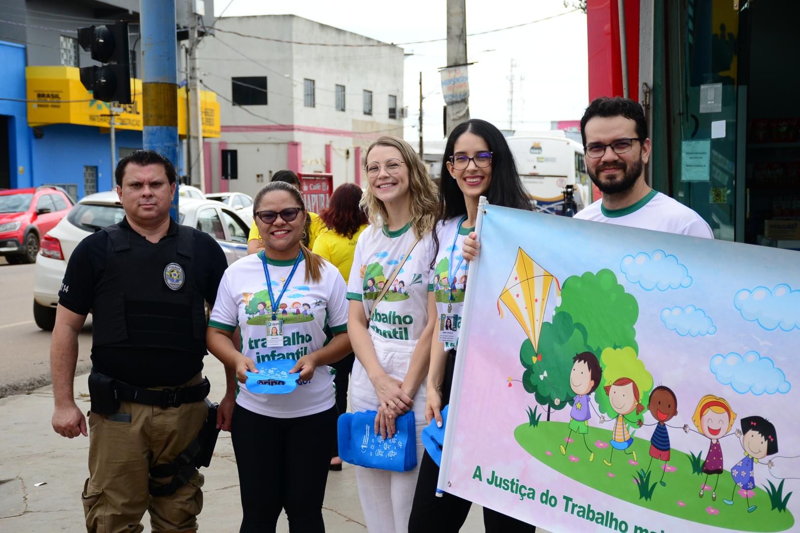 Carnaval sem trabalho infantil: TRT-14, Semasf e Fepet realizam ação de prevenção e conscientização