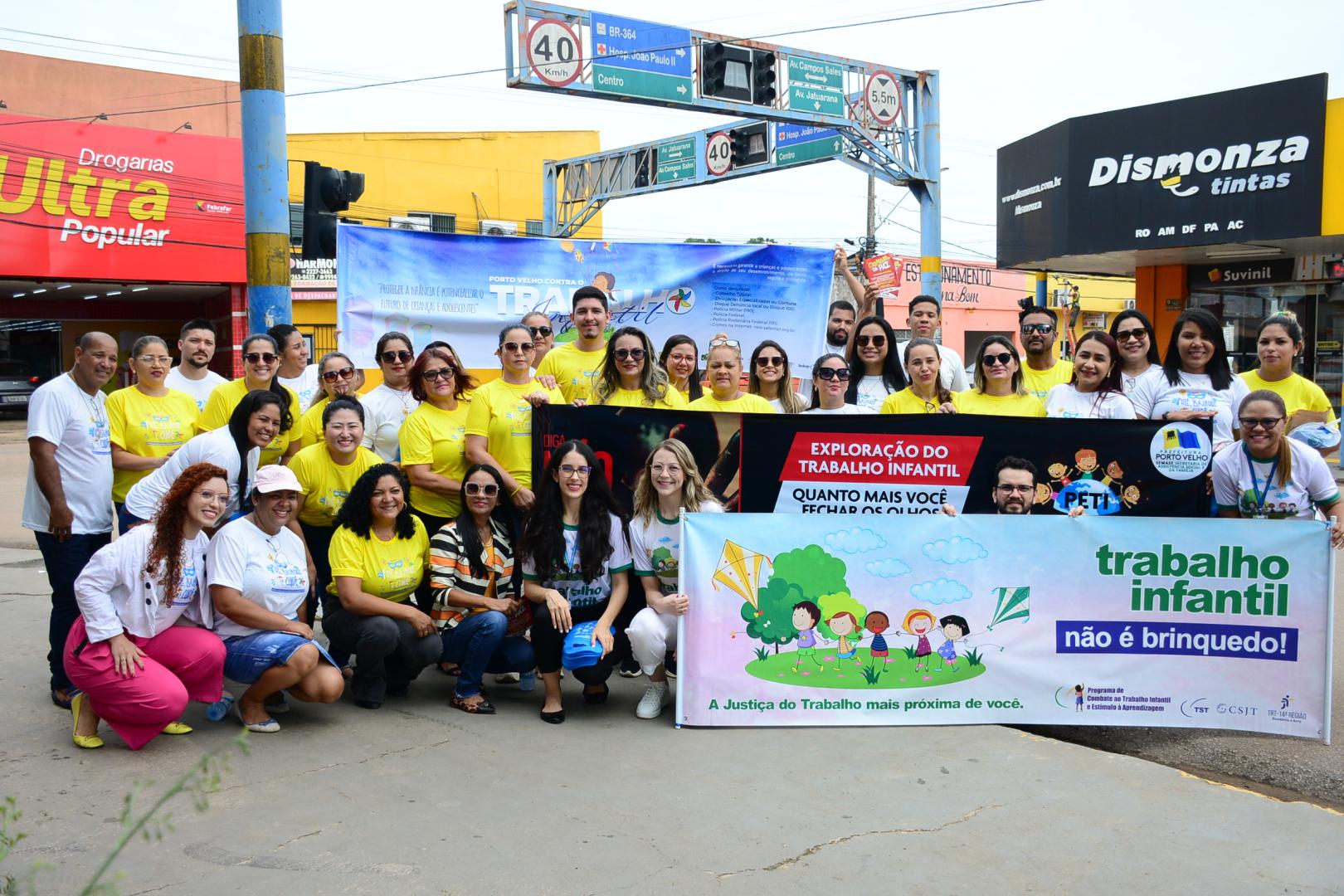 Carnaval sem trabalho infantil: TRT-14, Semasf e Fepet realizam ação de prevenção e conscientização