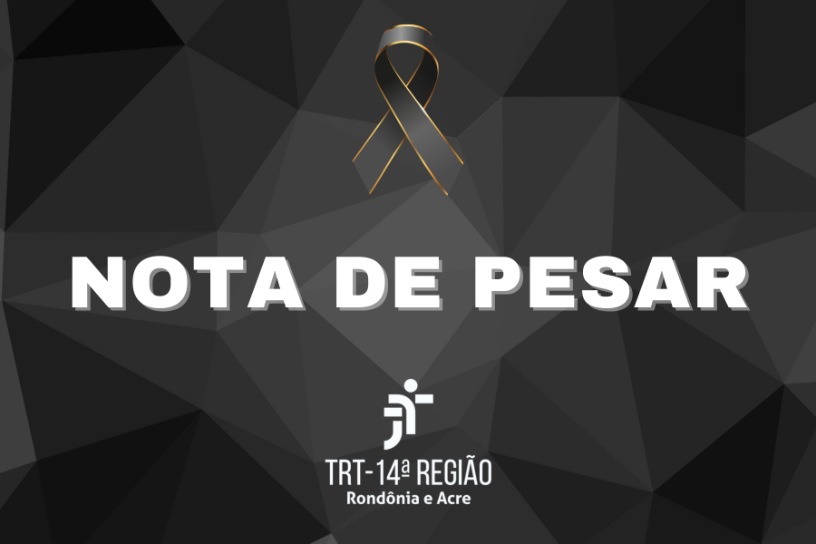 Nota de Pesar - TRT14