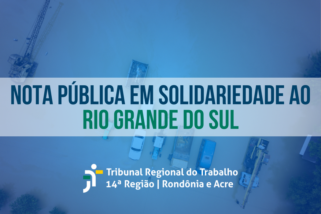 Nota Pública em Solidariedade ao Rio Grande do Sul