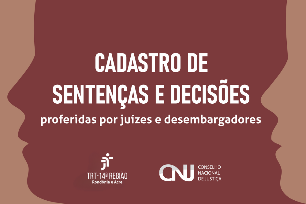 Arte do Cadastro de Sentenças e Decisões do CNJ