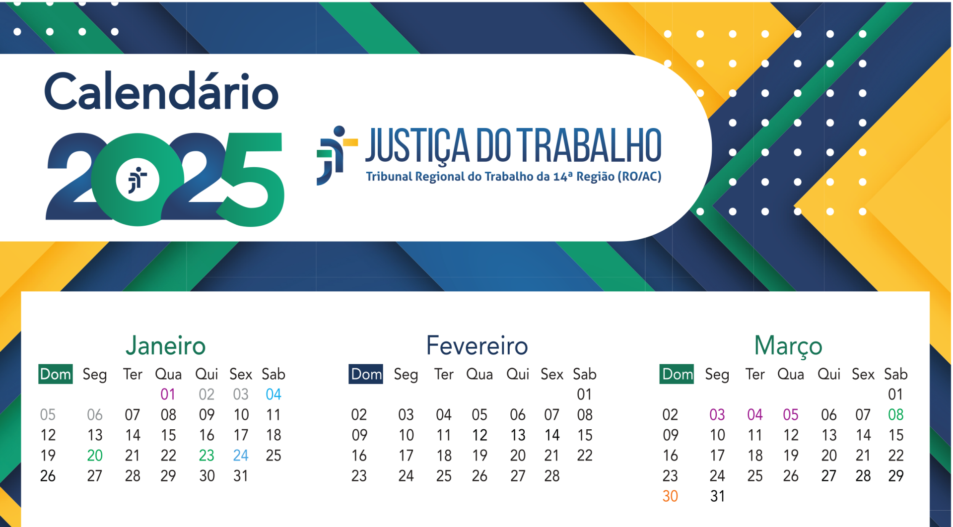 calendário 2025