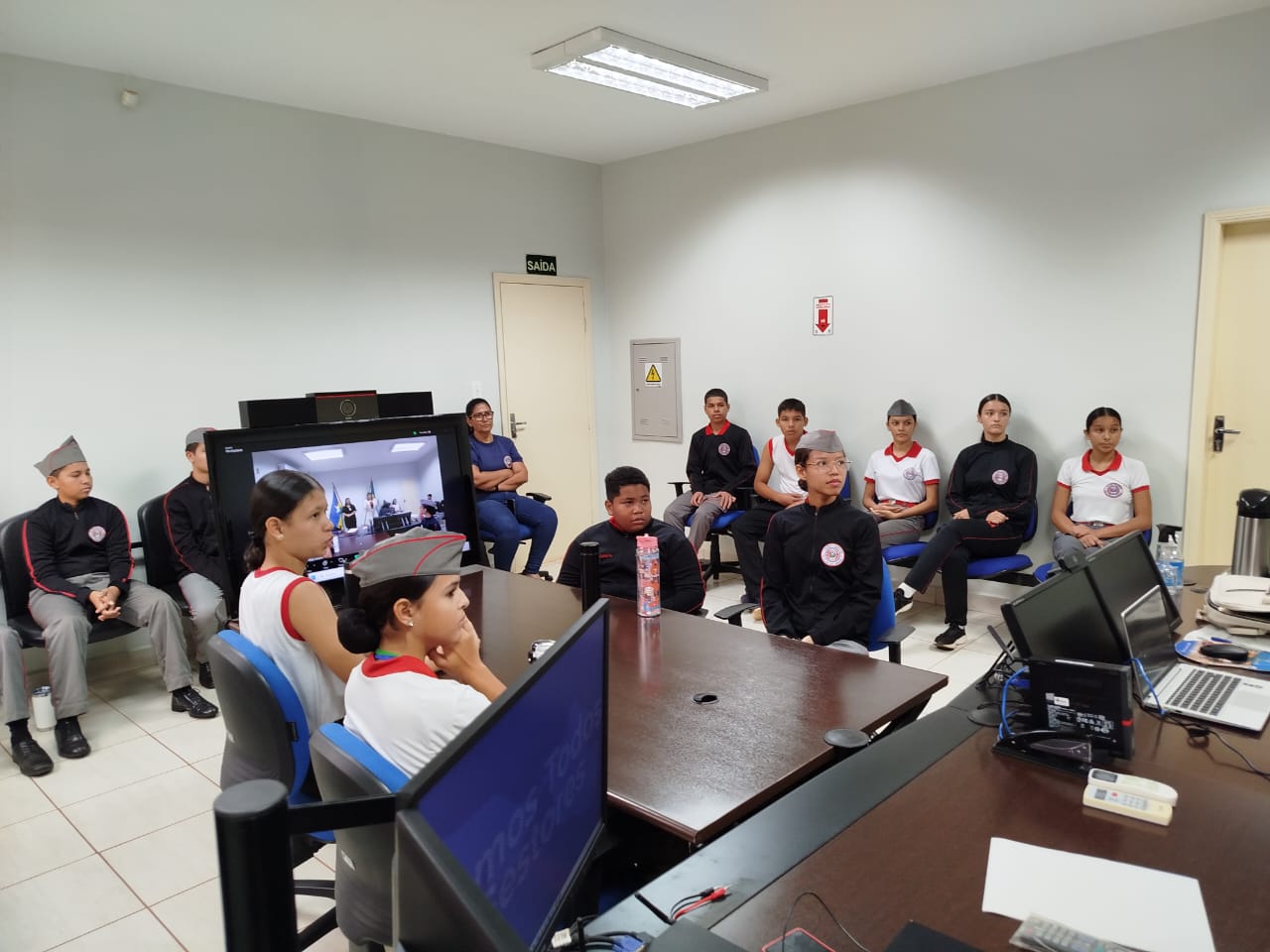 Turma reunida da VT de Guajará-Mirim