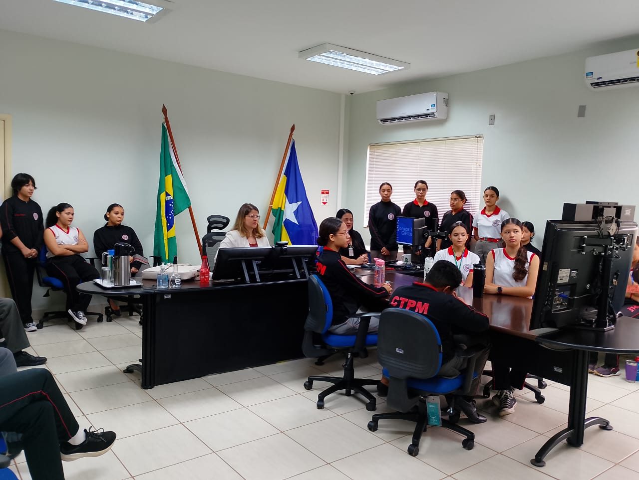 Turma reunida da VT de Guajará-Mirim