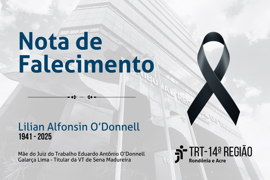 nota de falecimento