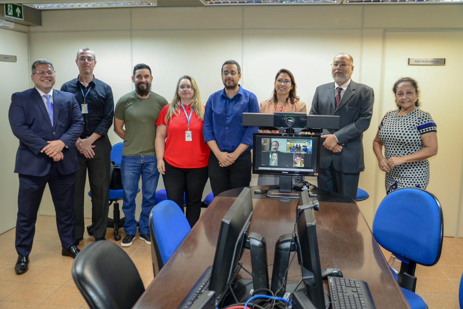 Equipe de correição realizada na 7ª VT de Porto Velho