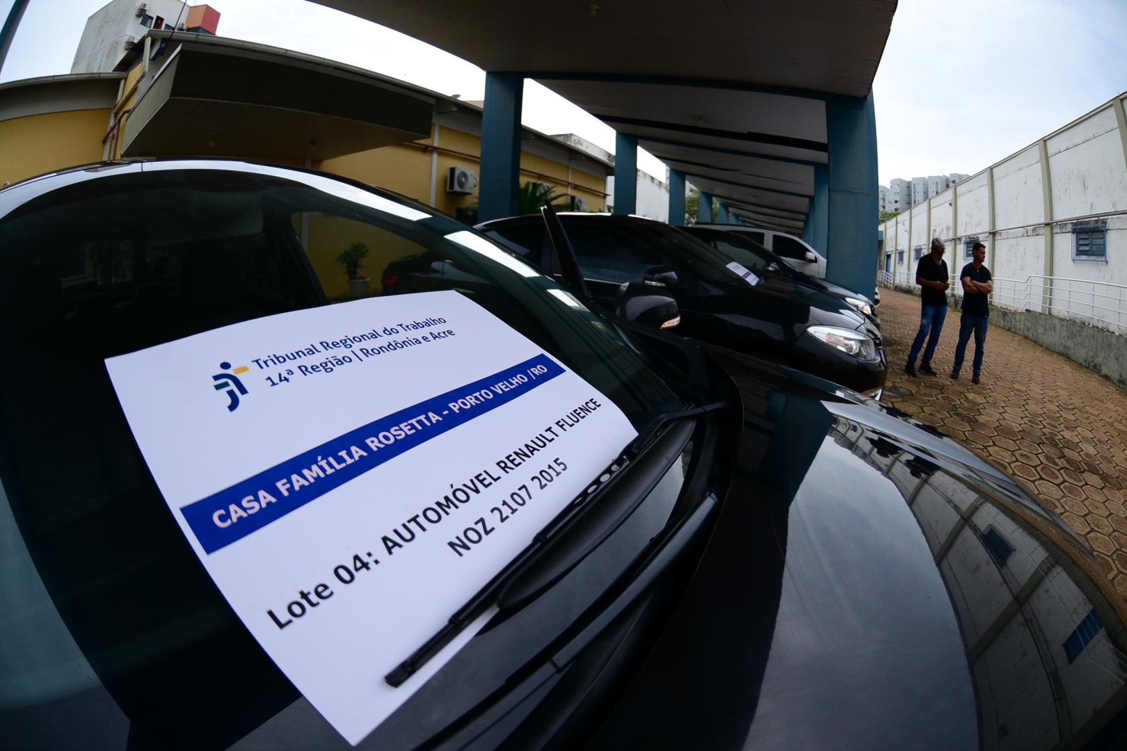 Veículos doados pelo TRT-14 a instituições sociais 