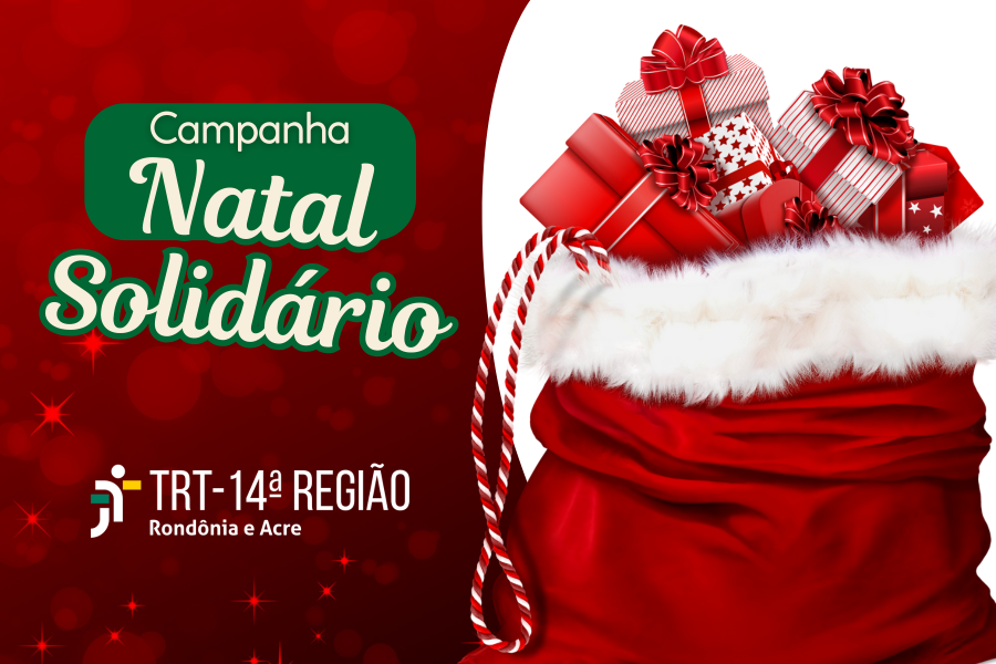Campanha Natal Solidário do TRT-14