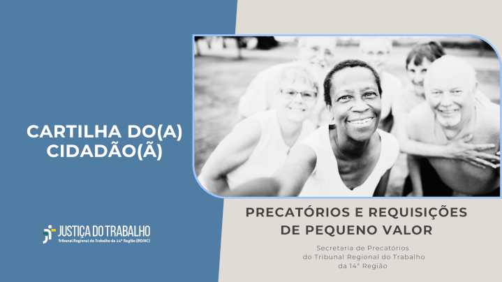 Cartilha do cidadão a esquerda e a direita pessoas com rostos sorridentes