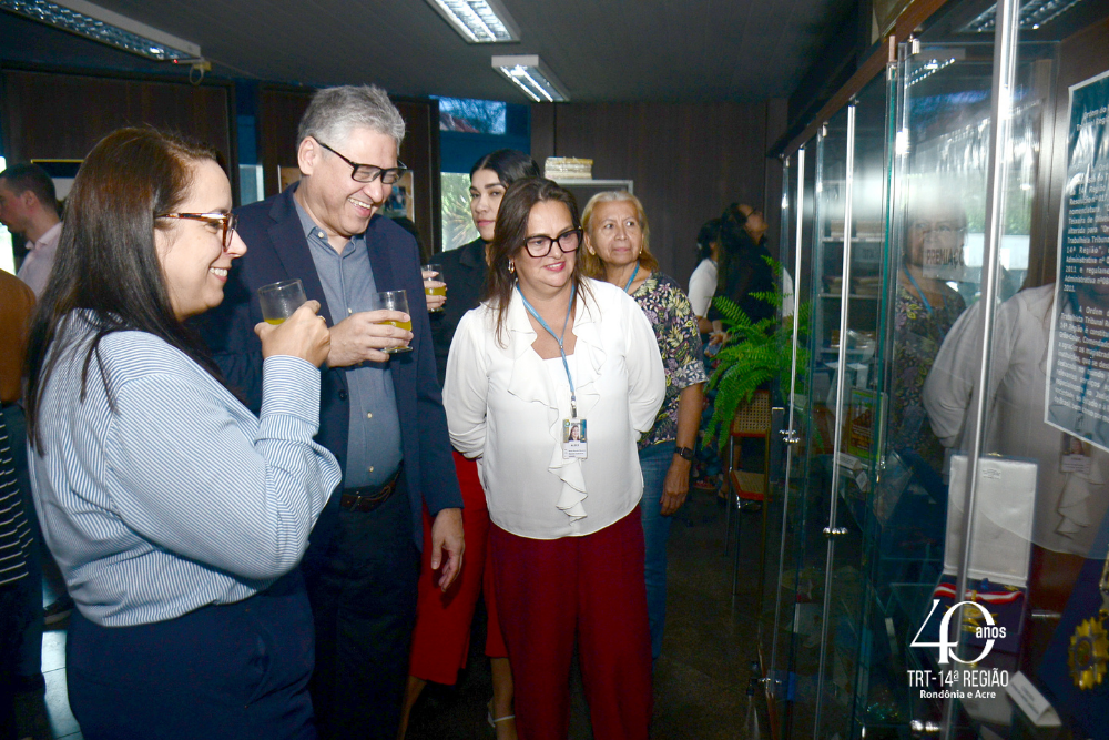 TRT-14 abre calendário comemorativo de 40 anos com lançamento da exposição “Memórias Cartorárias”