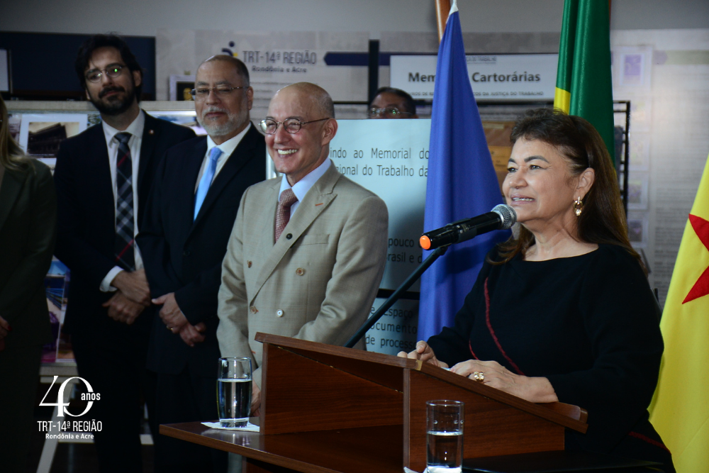 TRT-14 abre calendário comemorativo de 40 anos com lançamento da exposição “Memórias Cartorárias”