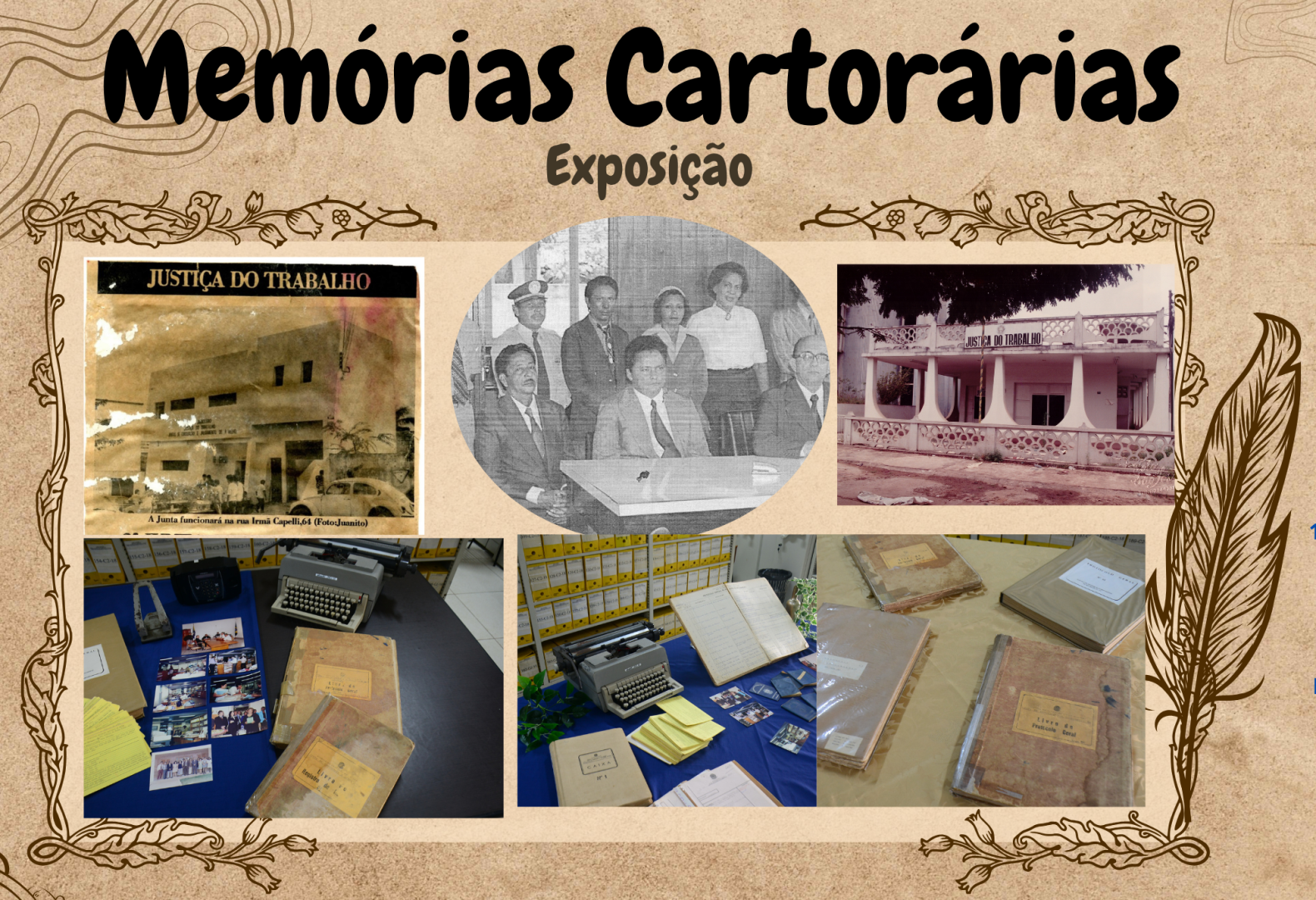 TRT-14 lança nesta terça-feira Exposição "Memórias Cartorárias" e marca comemorativa de 40 anos
