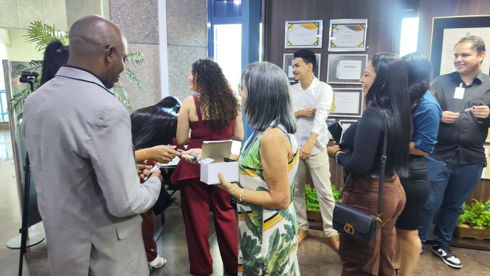 Acadêmicos de Direito em visita institucional ao TRT-14