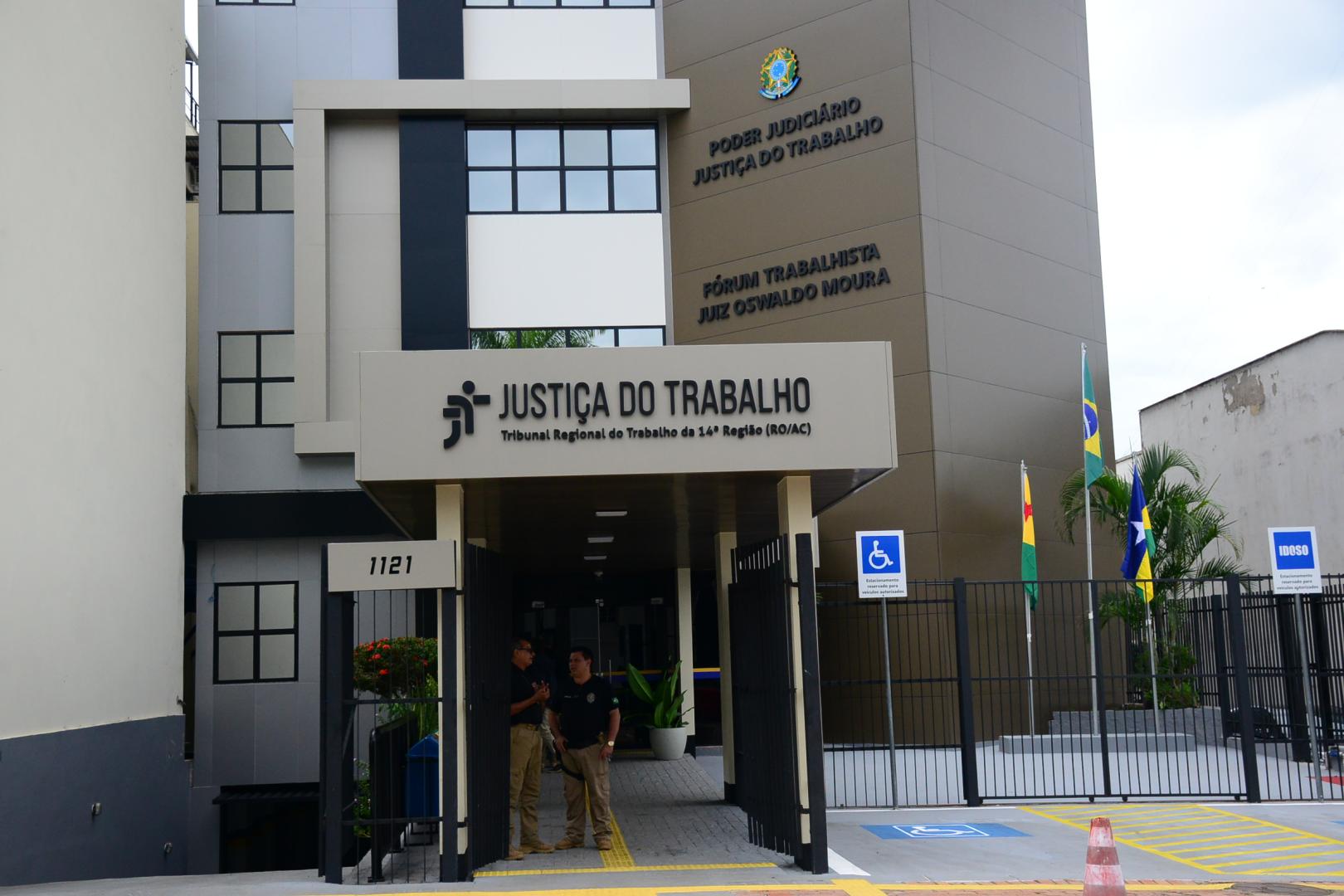 Fachada do Fórum Trabalhista de Rio Branco/AC