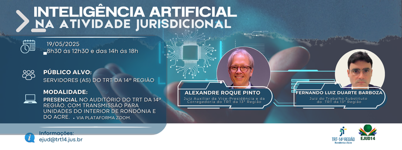 I.A. NA ATIVIDADE JURISDICIONAL