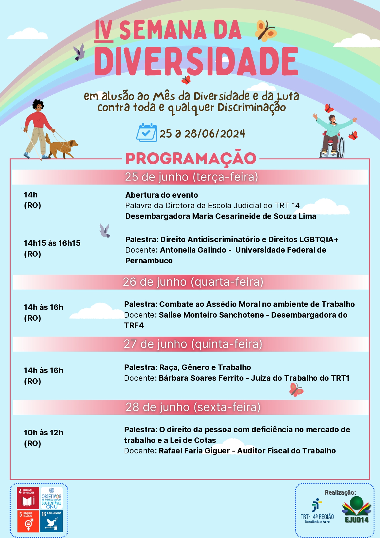 Programação da Semana