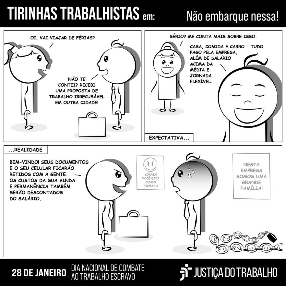 Tirinha trabalhista