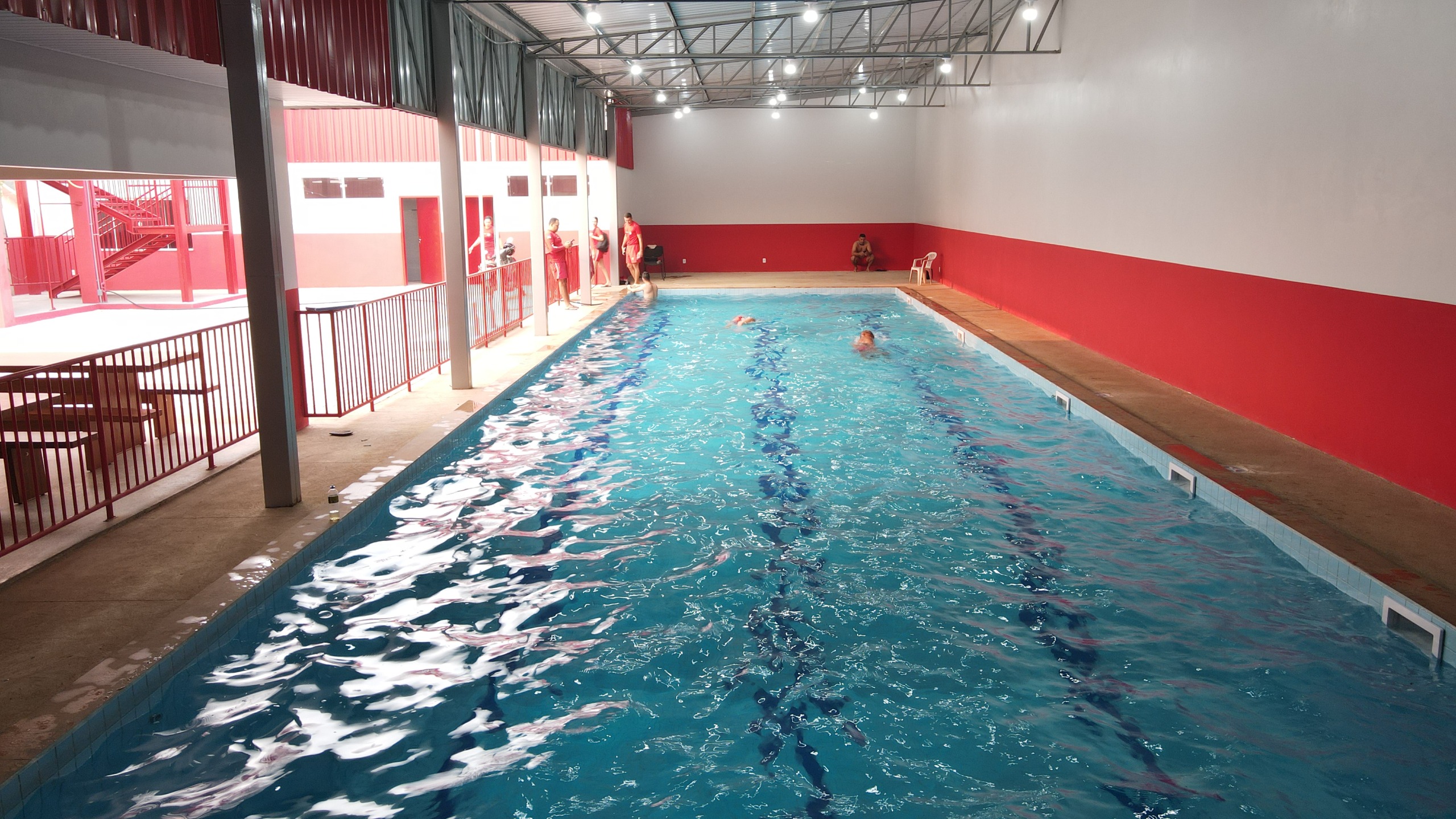 Piscina no interior do Complexo