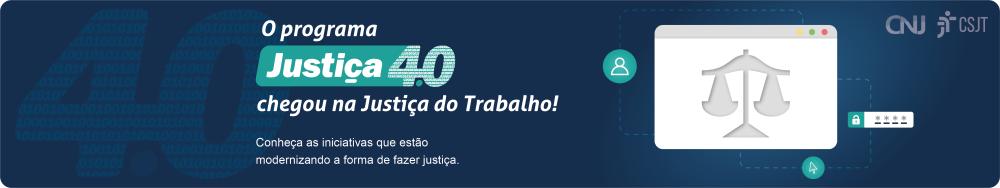 Banner do Programa Justiça 4.0