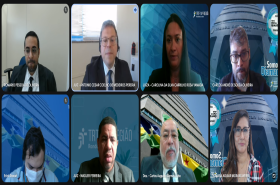 Equipe de correição virtual no Núcleo de Justiça 4.0
