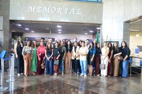 Acadêmicos de Direito em visita institucional ao TRT-14